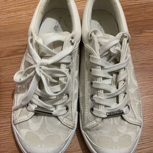 Coach white sneakers